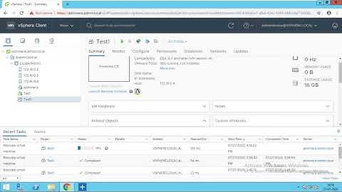 How to Migrate VM Storage and Resource both