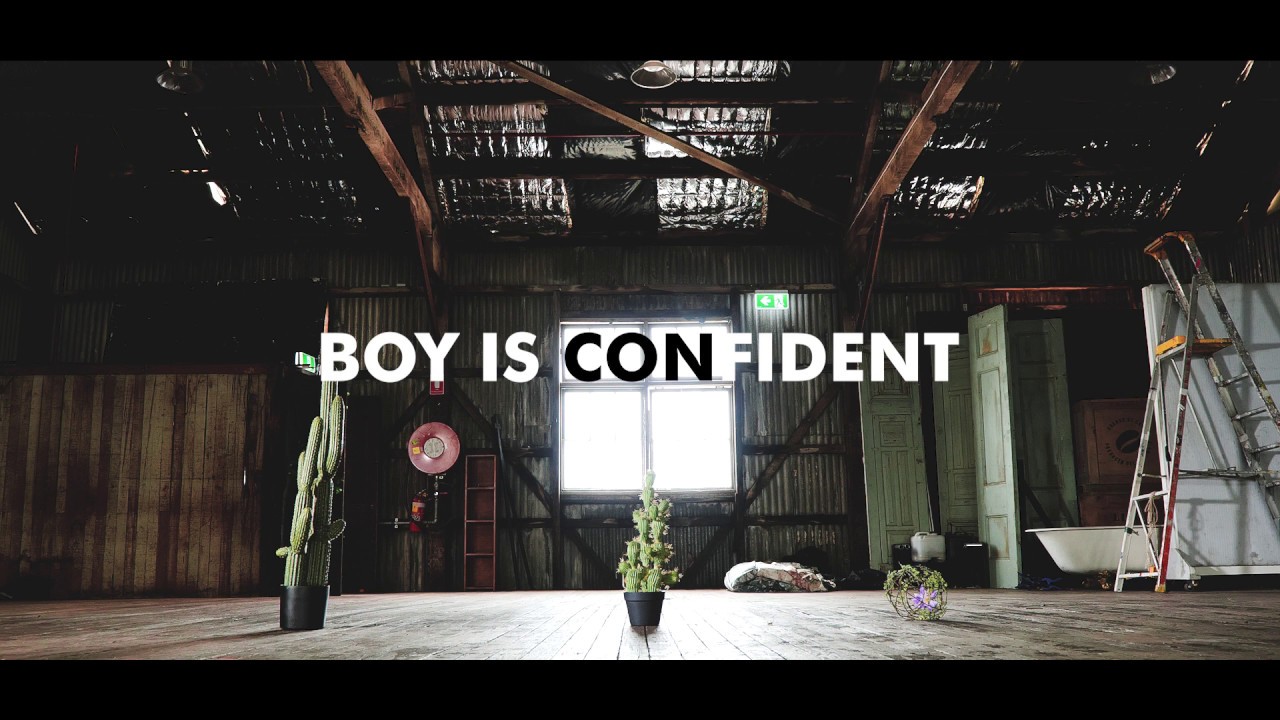 BOY IS CONFIDENT 