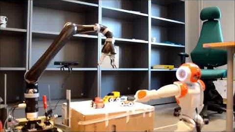 Real-Time Recognition of Pointing Gestures for Robot to Robot Interaction