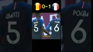 Tactical Masterclass! How France Stopped Belgium's Golden Generation #shorts#football #mbappe#hazard