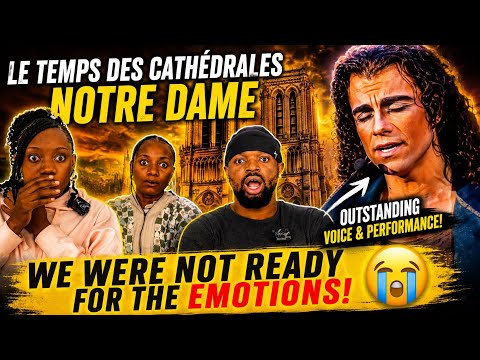 Reaction to Le temps des cathédrales Notre Dame French English Lyrics🇫🇷