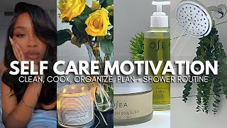 Self Care Motivation: reset routine, clean, cook, plan + organize w me + hygiene routine | Janika B