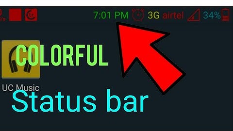 How to change status bar icon  in android (without rooting) by tech king