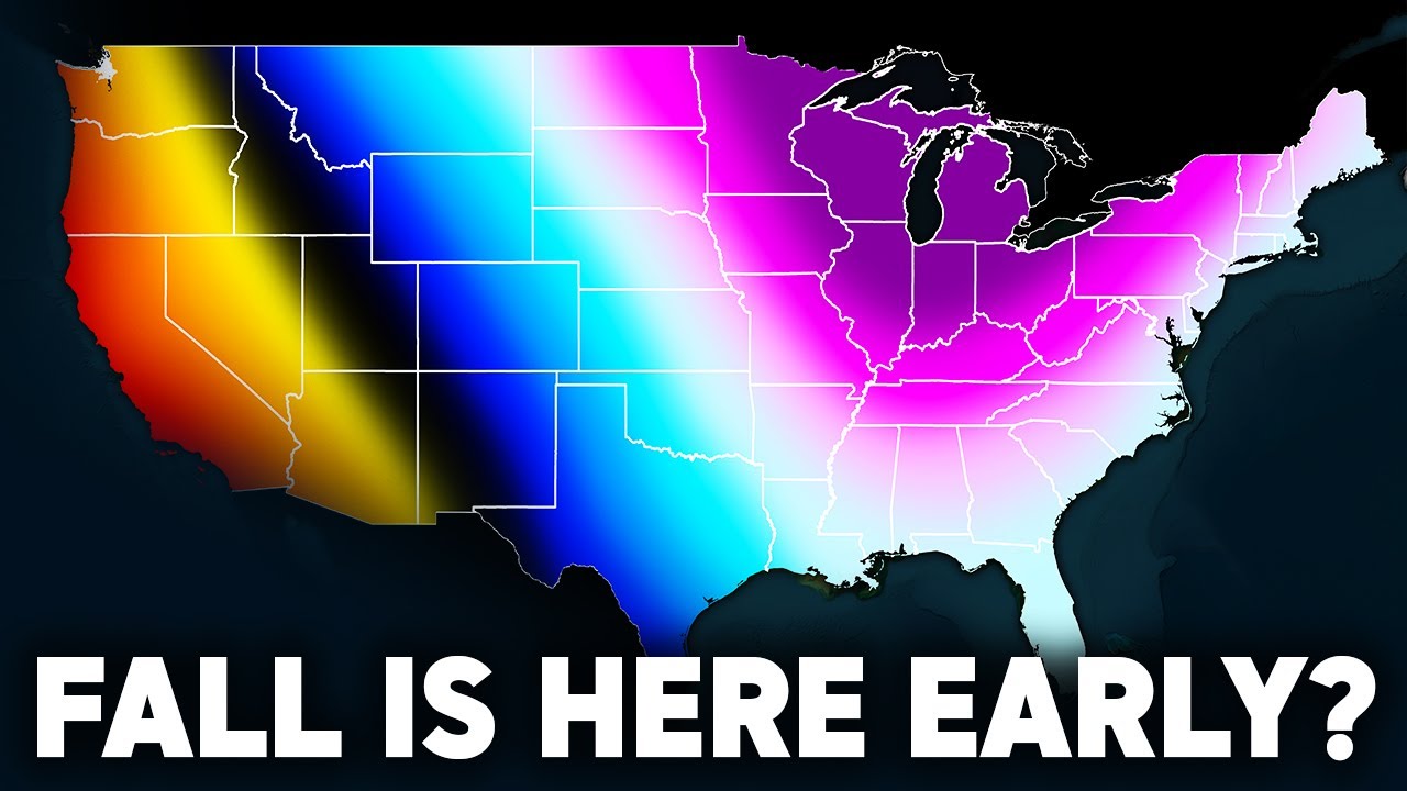 Fall Temperatures Here To Stay? Models Show Weeks Of Colder Temps - YouTube