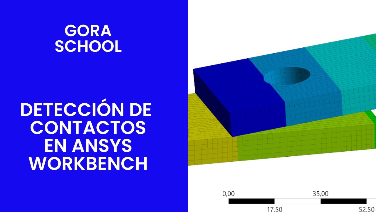 Detección de contactos en Ansys Workbench - YouTube