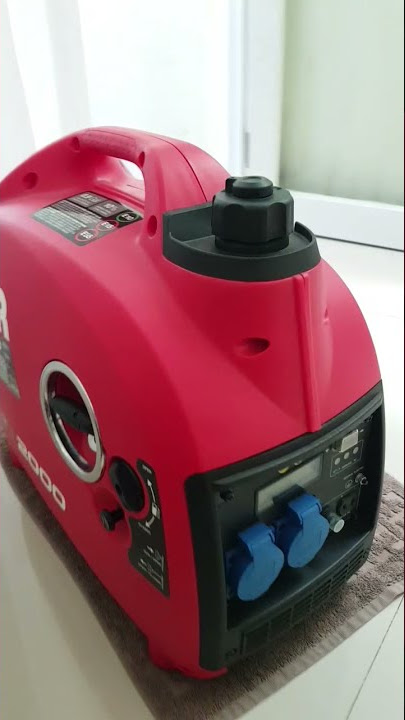 Genset mini dan silent seperti tas koper kecil. Portable mudah dibawa kemana mana