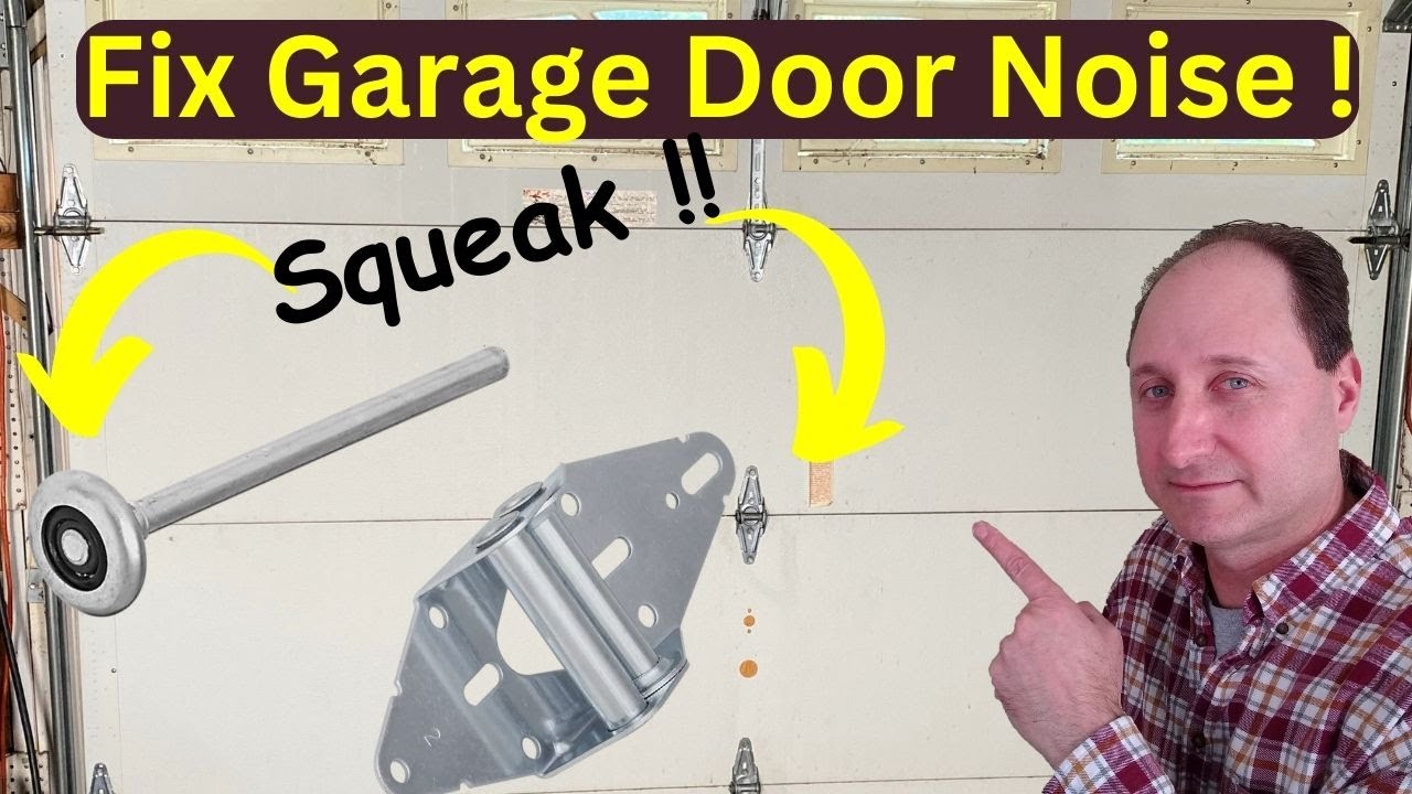 Make Garage Doors Super Quiet with No Squeaks! YouTube