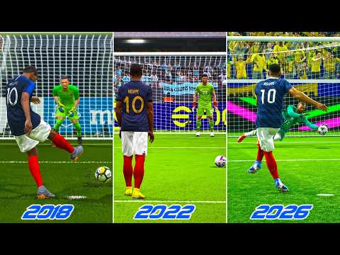 KYLIAN MBAPPÉ Penalty Kick in FIFA World Cup But eFootball Version