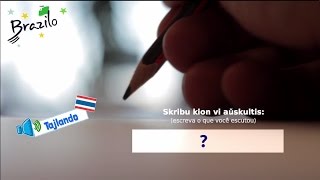 #3 Ditado de palavras em Esperanto (ortografia do Esperanto)