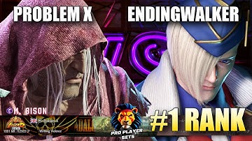 SF6 ☆ Problem X (M. Bison) VS EndingWalker (#1 Ranked Ed) ☆ Pro Level Set