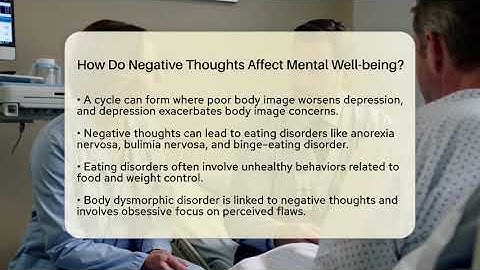 How Do Negative Thoughts Affect Mental Well-being? - Inside Body Image