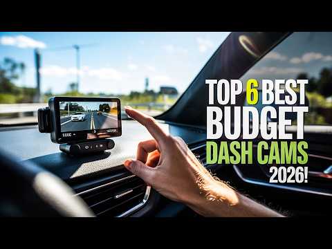Top 6 Best Budget Dash Cam 2026!