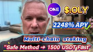 Earn Easy Money with OLY Staking! No-Risk Mining Strategy for 2248.47% Yield