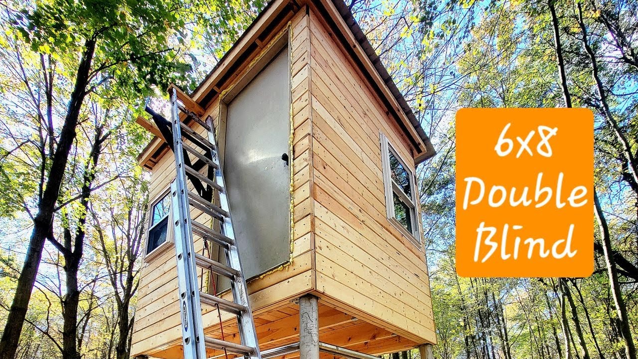 Идеальная охотничья засидка размером 6x8 футов (полный комплект для сборки и осмотра)