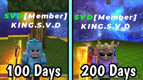 I Spent 200 Days OP! In SkyBlock - Blockman Go Adventures