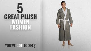 Plush Women Fashion [2018 Best Sellers]: Luxury Spa Robe - Microfiber with Cotton Terry Lining, screenshot 4