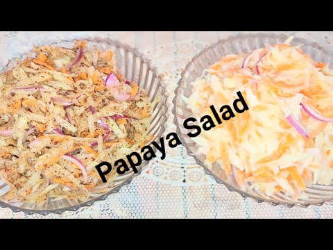 Sohkynphor Khleh Im; ha ki 2 Rukom || Papaya Salad In 2 Ways Recipe