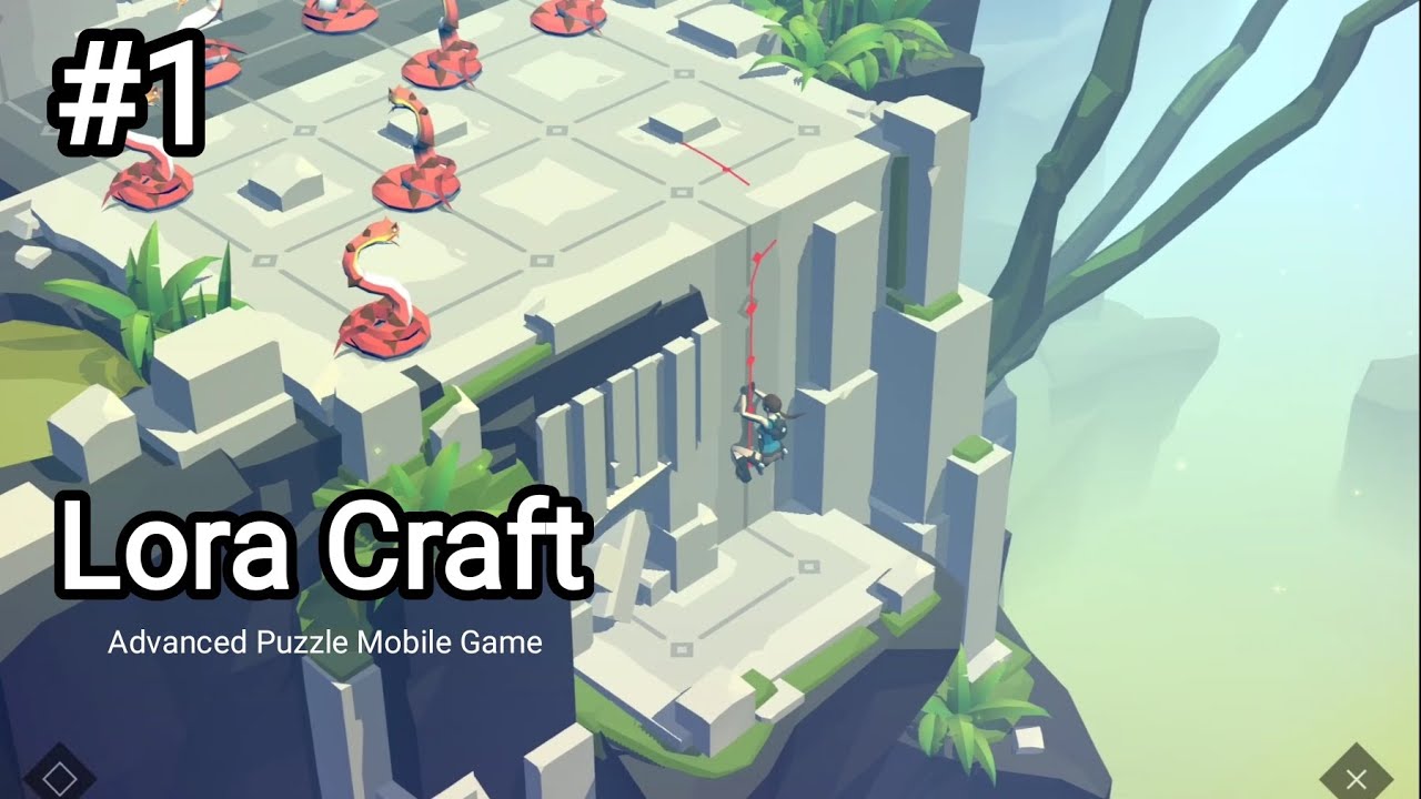 Lora Craft ।। Part 1 ।। Adventure Puzzle Mobile Game Play ।। #Loracraft