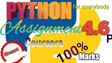 Coursera: Assignment 4.6 //Python for everybody Assignment Solution