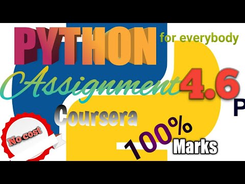 Coursera: Assignment 4.6 //Python for everybody Assignment Solution
