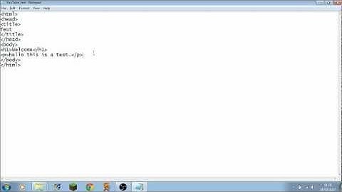 How To Make A Website In HTML Part 2:Font Colours And Line Breaks