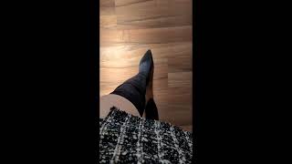 OTK boots and plaid mini skirt outfit idea / Where to buy over-the-knee boots and plaid skirt?