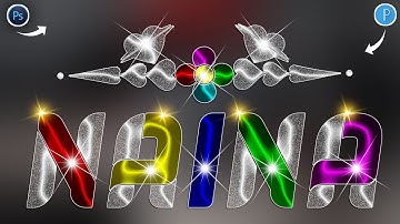 Glass Font dp editing In Ps Touch PixelLab | Glass font editing tips/tricks | how to make glass font