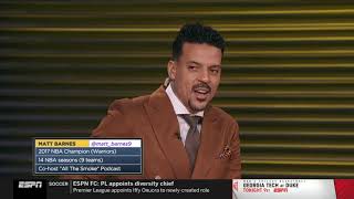 The jump   Matt Barnes can't hold back tear remember Kobe  There has never been anyone like Kobe