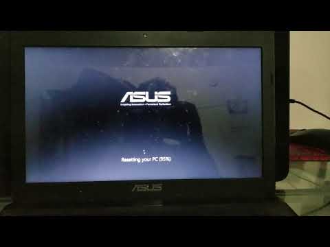 how to reset asus laptop without password