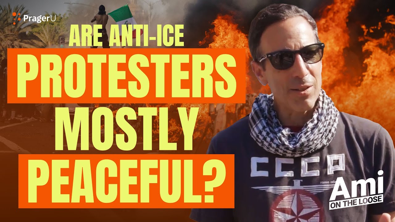 Are Anti-Ice Protesters Mostly Peaceful? | Ami on the Loose | PragerU