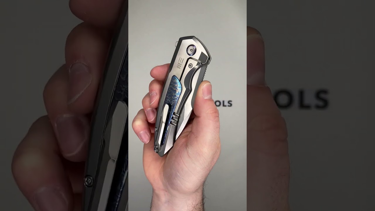 WE Knife Hyperactive WE23030-1 Polished Bead Blasted Vanax