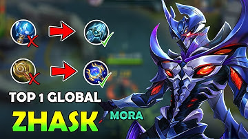 No One Can Save You From Me ! Top 1 Global Zhask Gameplay And New Build 2020 - Zhask Mobile Legends