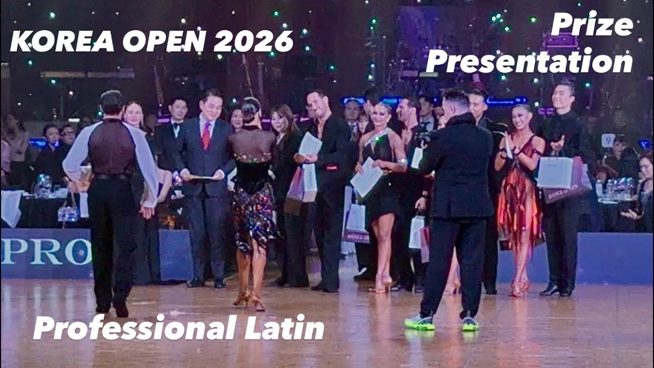 Korea Open 2026 | Prize Presentation | Professional Latin 