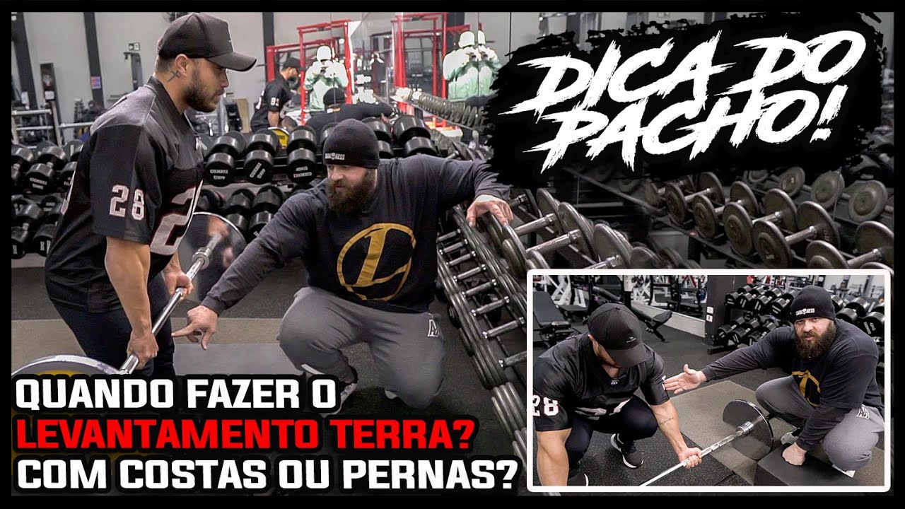 LEVANTAMENTO TERRA É PARA COSTAS OU PARA PERNAS | FABRICIO PACHOLOK