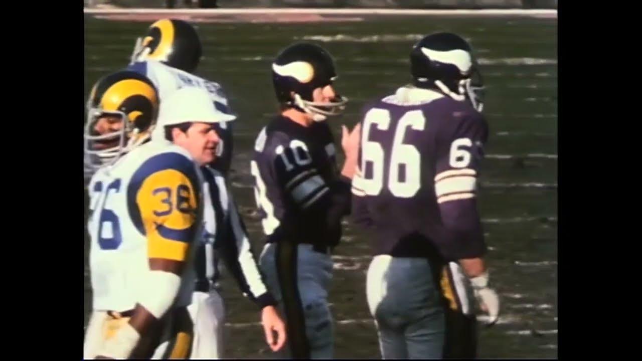 1974 Rams at Vikings NFC Championship - YouTube