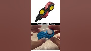 3D Printed Fidget Gear Mechanism #engineering #3dprinting #cad #3ddesign #mechanism #solidworks