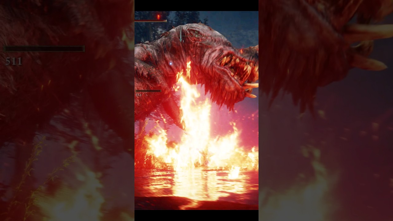 Elden Ring Poor Hippo didnt know i had fires deadly sins in stock for him 