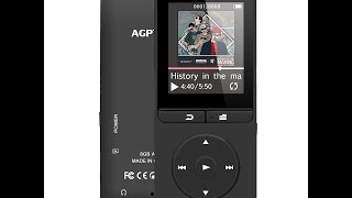 recensione ITA Lettore MP3 8 GB, AGPTEK A20 Lettore Musicale senza perdita di audio screenshot 2