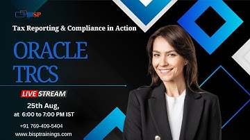 Introduction to Oracle TRCS | Tax Reporting Cloud Service
