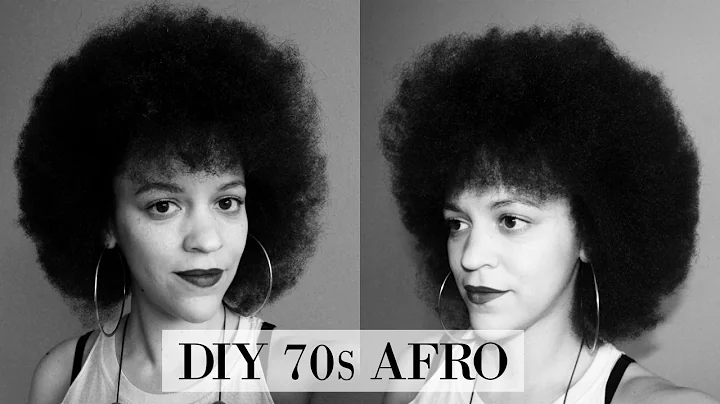 TUTORIAL | 70s Inspired Afro | Natural Hair  Cabo ...