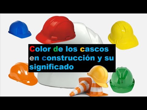 Video: Colores De Los Cascos De Construcción: ¿que Significan Los Cascos Naranja Y Blanco En Un Sitio De Construcción? ¿Para Quiénes Son Los Cascos Amarillos Y Azules, Negros Y Rojos?