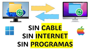 COMPARTE CARPETAS entre MAC y WINDOWS - sin cables, sin programas, sin Internet