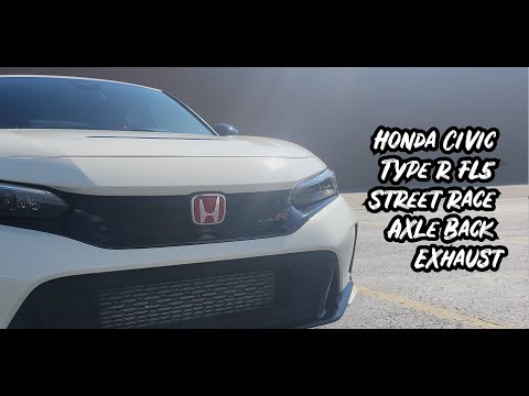 Honda Civic Type R FL5 Street Race Axle Back Exhaust POV Drive - YouTube