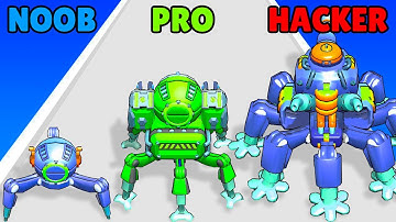 NOOB vs PRO vs HACKER - Spidermech Run