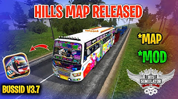 New Hills Map Mod Tamil | Bus Simulator Indonesia | Hills Map Mod In Bussid #hills #mapmod #bussid