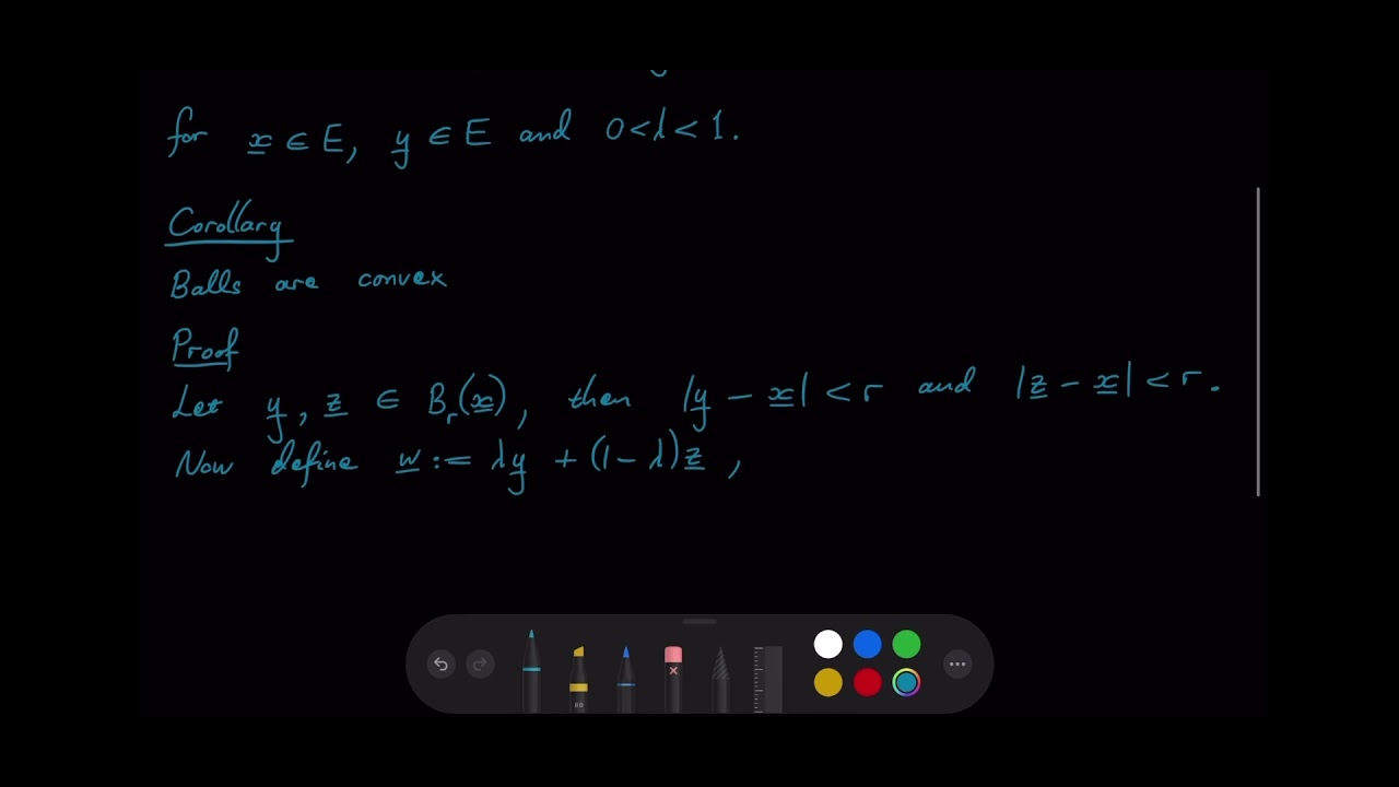 Basic Topology Open And Closed Balls And Convex Sets YouTube