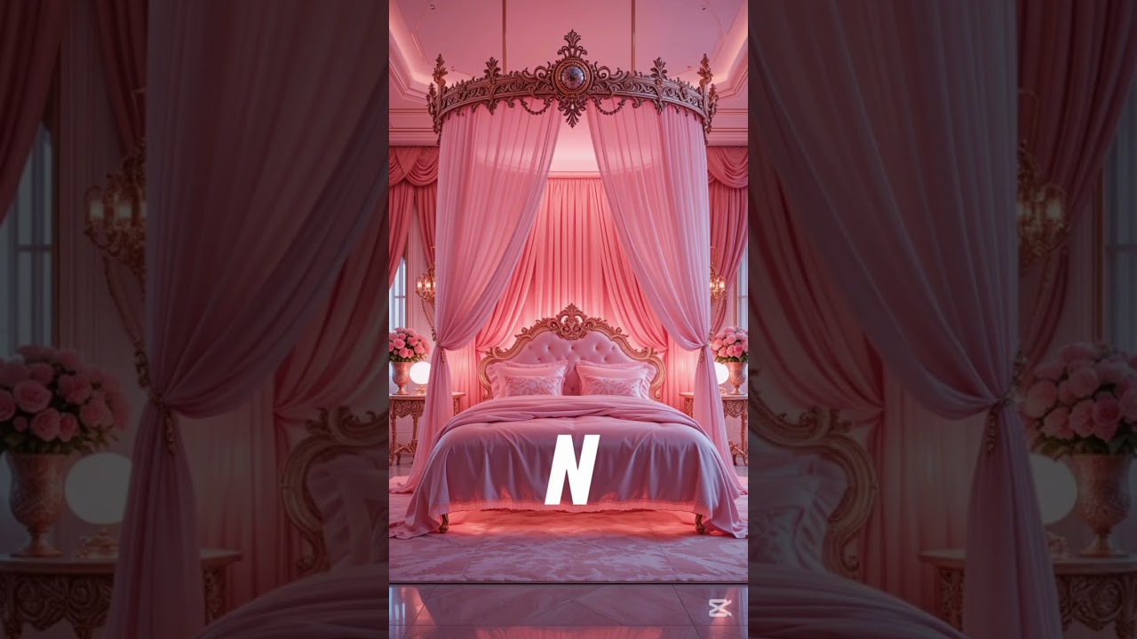 luxury crystal glowing bedroom part 8 like and subscribe❤️