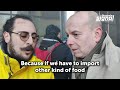 Farmers protest outside the European Parliament in Brussels