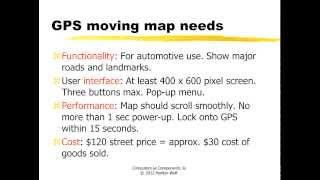 GPS moving map example screenshot 3