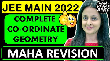 JEE MAINS 2022 : COORDINATE GEOMETRY : STRAIGHT LINES, CIRCLES & CONIC SECTIONS :MOST IMPORTANT QUES